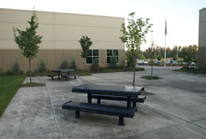 Portland Cremation Center Outside Gathering Area
