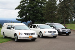 Portland Mortuary Services Vehicles